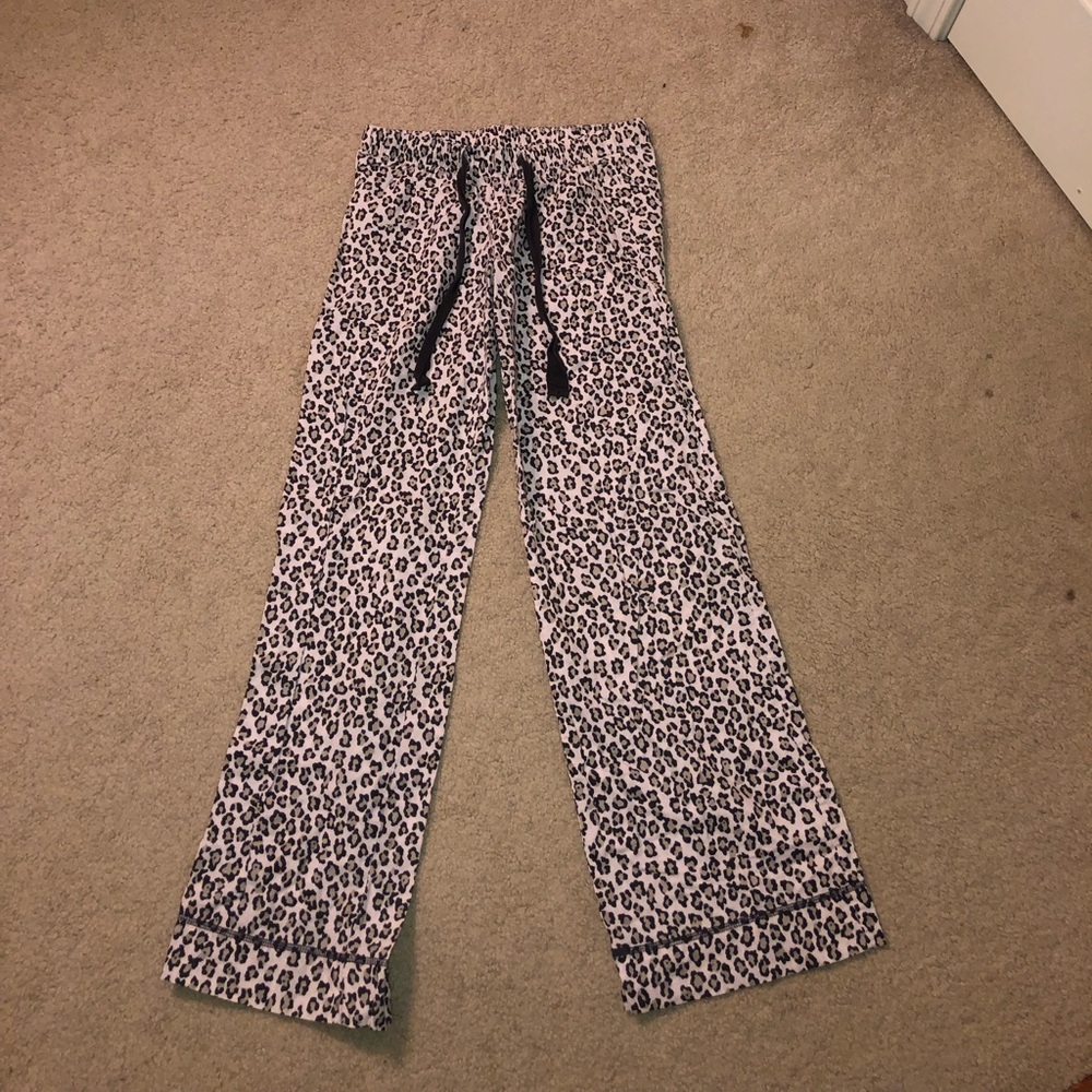 Old Navy Pink Cheetah Print Pajama Pants